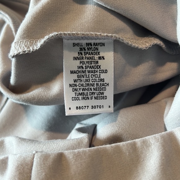 NWT Gnw Tummy Control Capri Light Gray Color Size XL - Picture 12 of 12